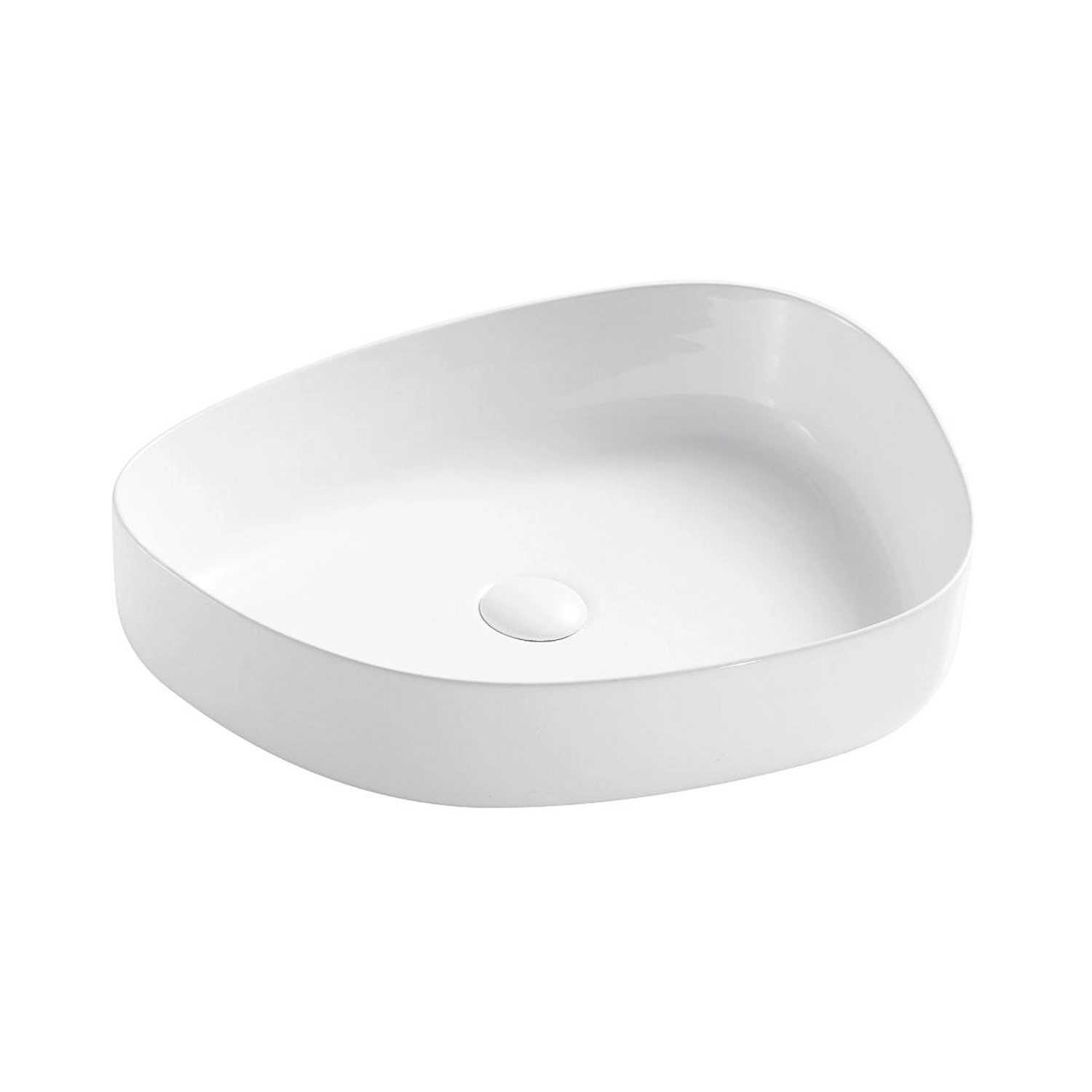 irregular bathroom sink, high quality sanitary ware irregular shape ceramic vessel sink made by meilong ceramics